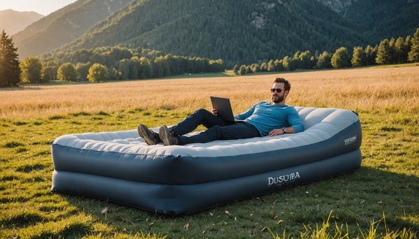 Le n°1 du matelas gonflable : confort et praticité en extérieur